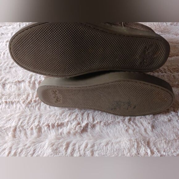 Coach Dark Brown Suede Shearling-Lined Ankle Booties - Size 8 - Picture 5 of 8